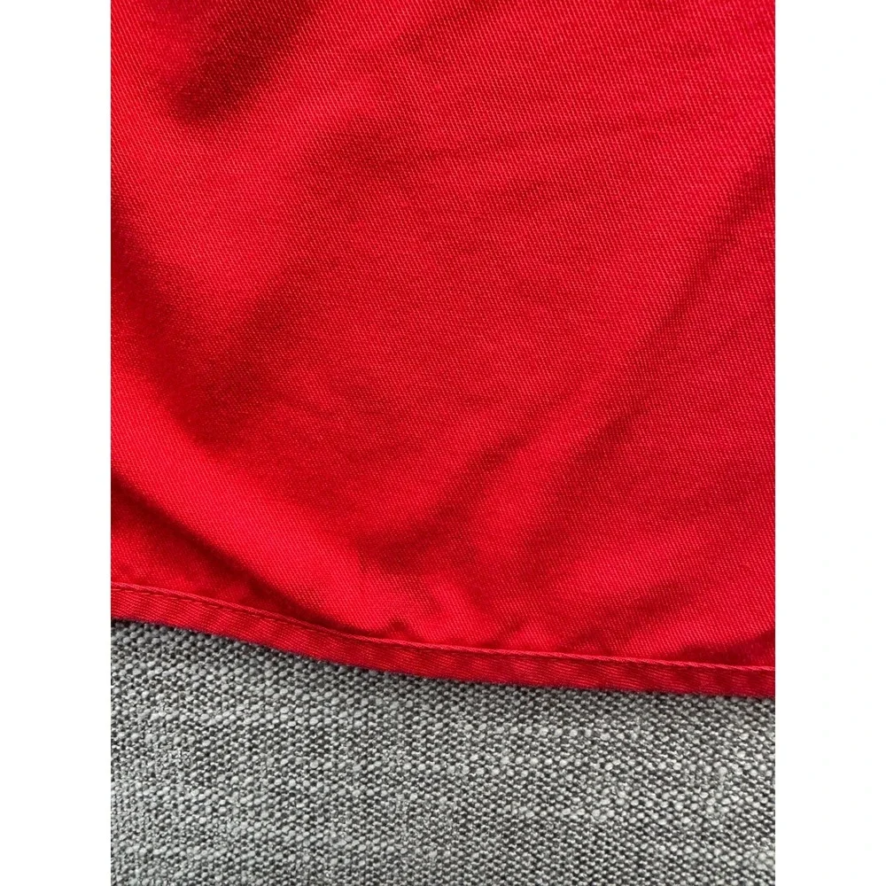 Starbucks Coffee Barista Apron‎ Unisex Red Cotton Holiday Christmas Siren Logo